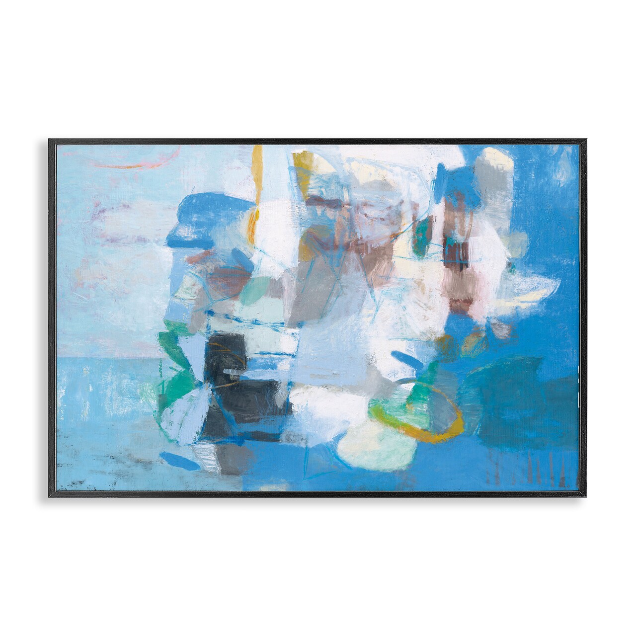 Stupell Industries Shift In Perspective Abstraction Framed Giclee, design by Jennifer Cummings